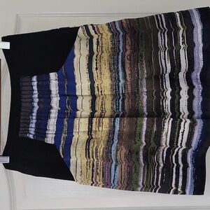 Anthropologie silk skirt